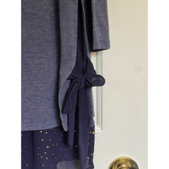 Lauren Conrad Blue Top Sz large - Picture 2 of 10